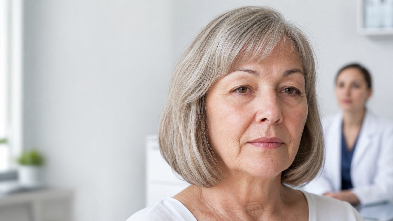 Paziente con dermatocalasi delle palpebre superiori